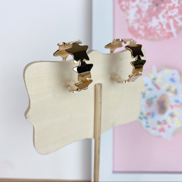 Jewelry - Starry Night Hoop Earrings